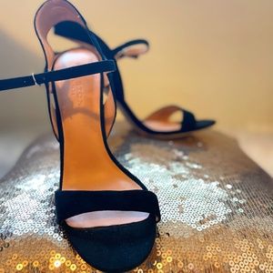 Halston Heritage black heeled sandals